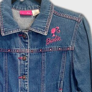 Rare Avon x Barbie mcbling vintage denim jacket
